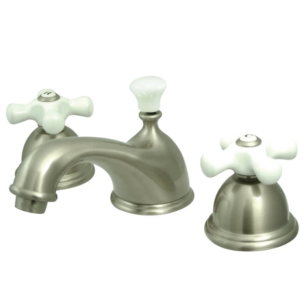 KS3968PX 8" Widespread Bathroom Faucet, Brushed Nickel